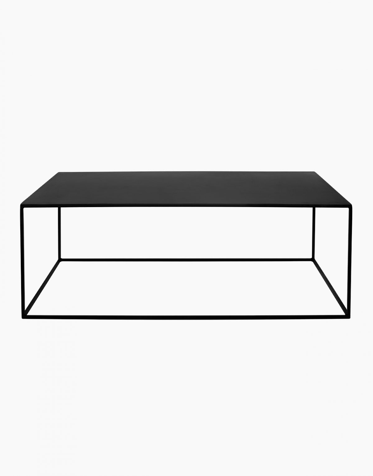 Table basse rectangulaire épurée en métal noir au meilleure prix - EXPO-TBR110 - Un choix unique de Étagère métal noir disponible dans notre magasin Solution Design.