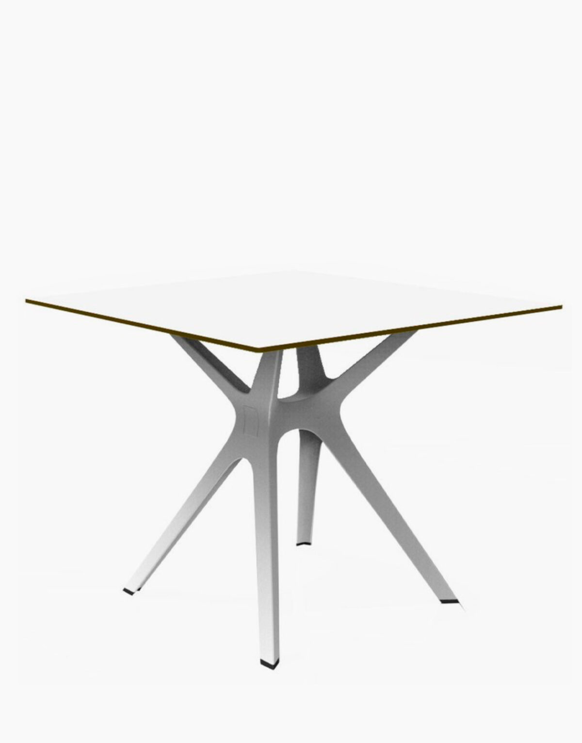 Acheter la Table carrée Vela blanche phénolique compact de la Marque Resol. Une solution Design pour les restaurants, hôtels, agence architecte, airbnb