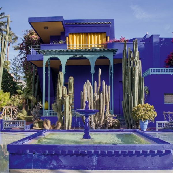 Tableau garden in Marrakech - impression numérique sur verre acrylique - 80 x 120 cm
