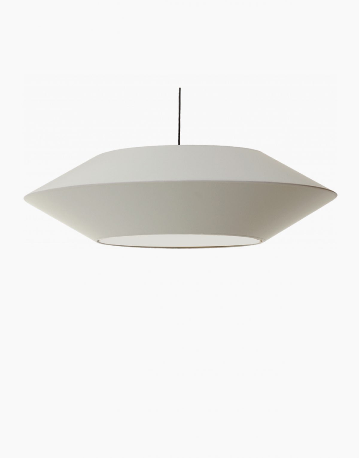 Suspension unique et moderne, conception de Flam and Luce. Référence : SUSP.OVNI1.P73/ALZGLD Disponible à Solution Design proche de Toulouse