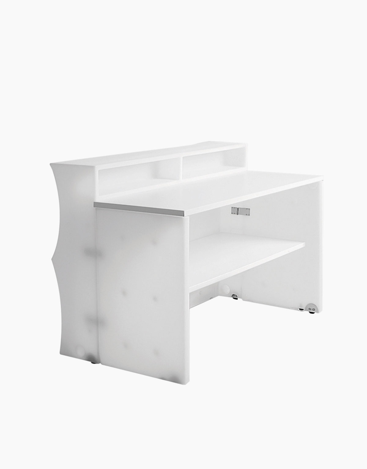Baraonda le bar led RGBW idéal pour vos soirées évènementielles un comptoir bar révolutionnaire en poleasy nouveau type de polyethylène pour extérieur et intérieur - structure modulaire modulable pour créer un bar sur mesure