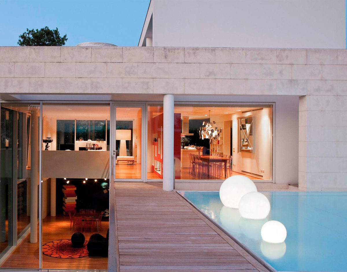 Meilleur prix lampe flottante d'extérieur waterproof Aquaglobo de la marque Slide boule lumineuse filaire pour piscine hôtel restaurant lounge