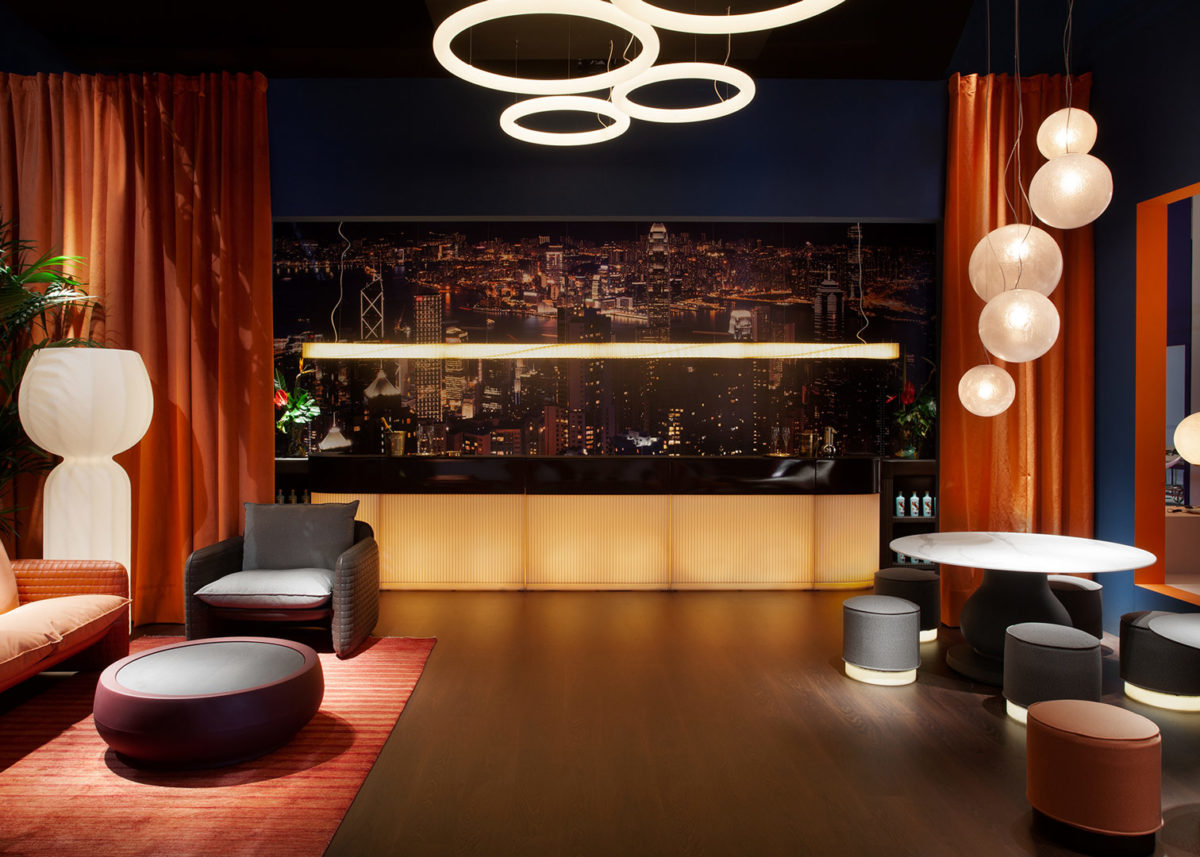 Vente Comptoir bar Cordiale module droit et angle. Extérieur et Intérieur. Lumineux. Achat de comptoir et bar chez Solution Design