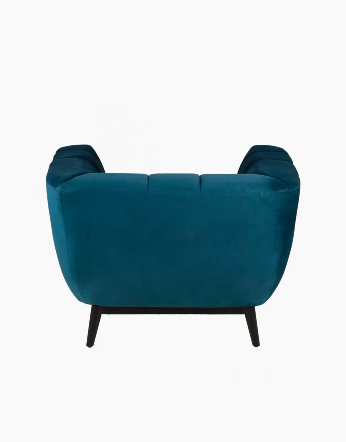Fauteuil Amaro en velours bleu - Mobilier Luminaire Bureau Tendance pour les professionnels arm04