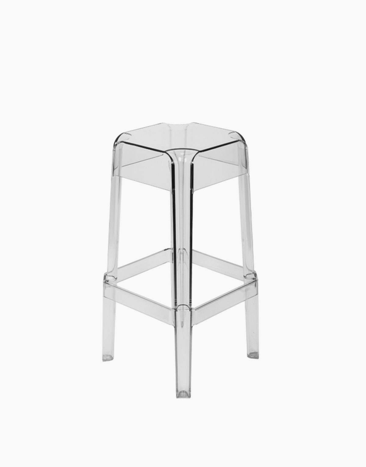 Rubik 580 - Tabouret d'extérieur réalisé en polycarbonate, matériel atoxique avec des excellentes propriétés mécaniques, résistant aux chocs, incassable.