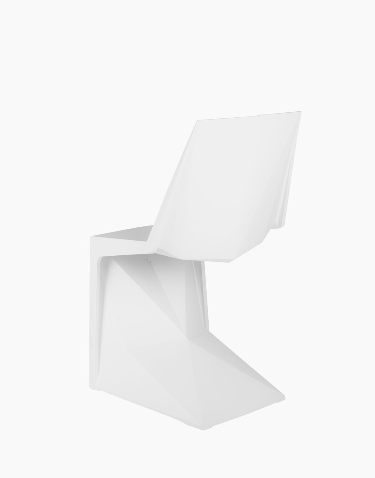 Lot de 4 chaises Voxel de Vondom noir ou blanc conçu par le designer Karim Rashid. Solution Design mobilier design pour espaces intérieurs