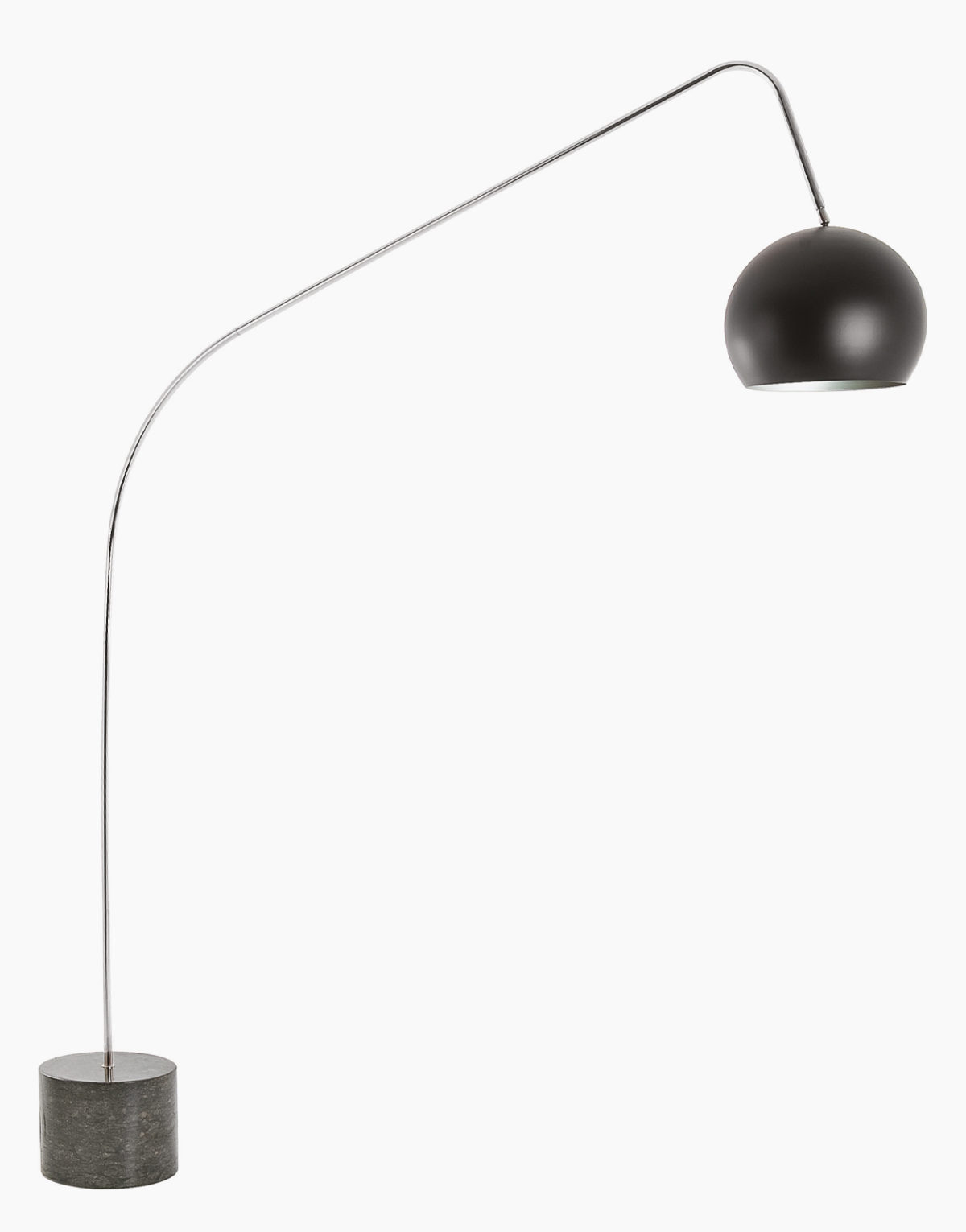 Lampadaire LMP Alpha noir marbre de Flam & Luce en vente chez Solution Design, designer Olivier Toulouse lumineux design styles minimaliste