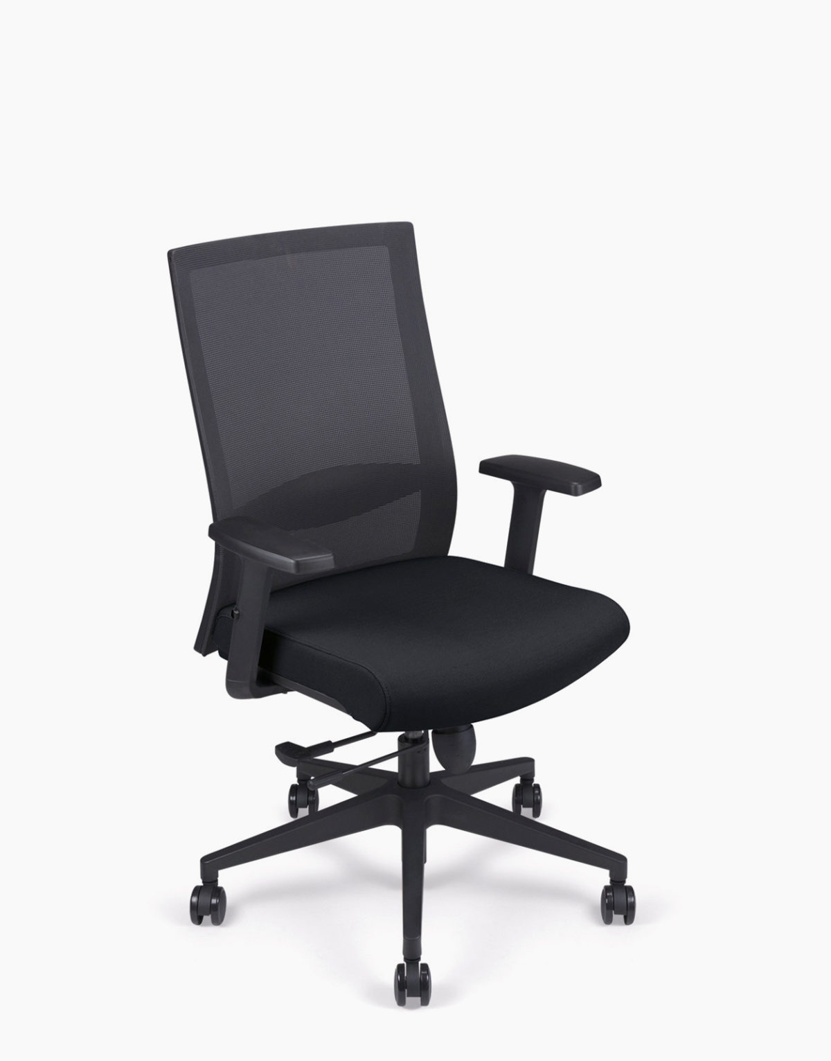 Découvrez notre de siège bureautique Tool B65 chaise roulante fauteuil de bureau en cuir en tissu dos résille - Mobilier de bureau Top Office Solution Design Réglable en hauteur Translation de l’assise Inclinaison synchronisée Soutien lombaire Base nylon