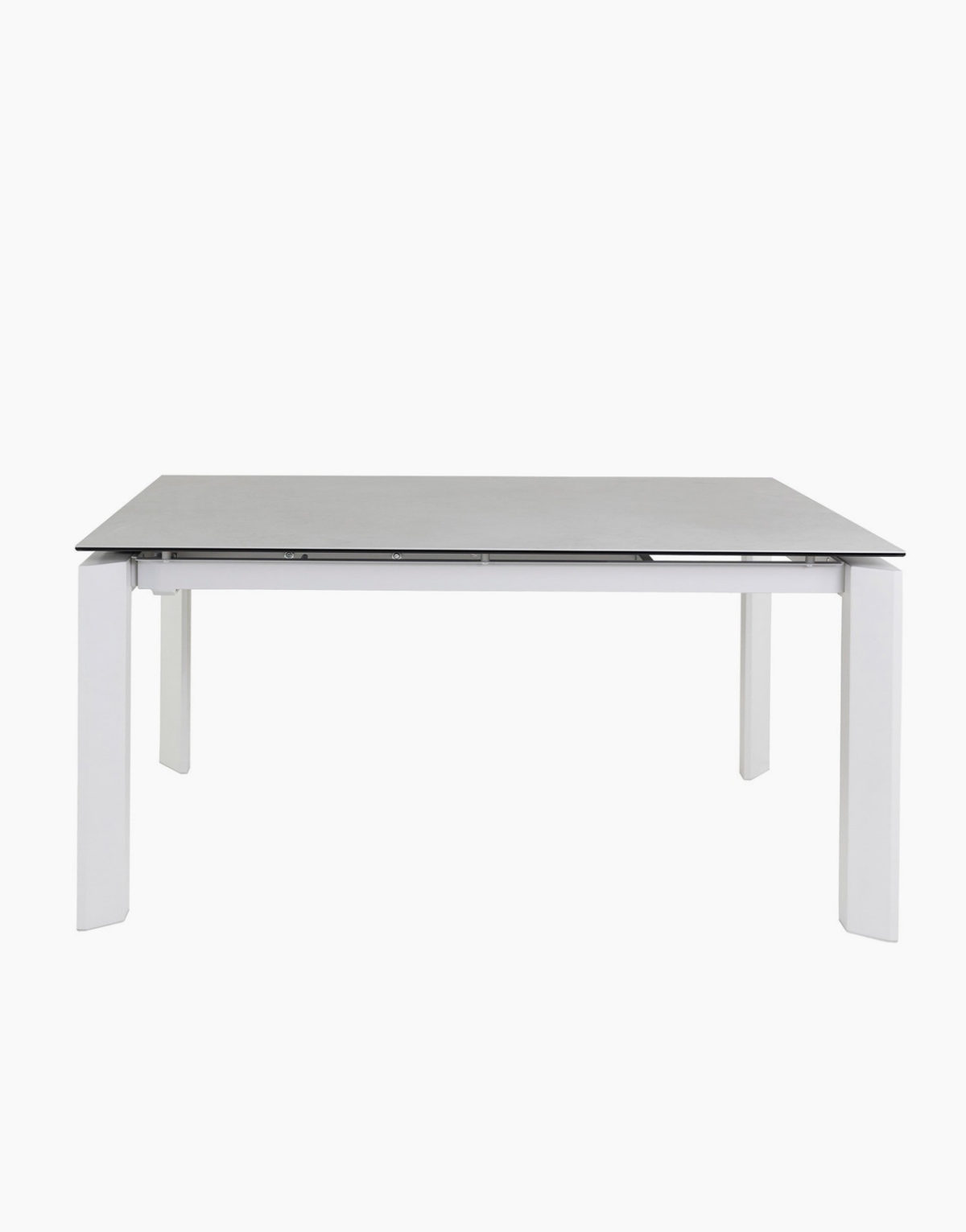 Table extensible Concrete en céramique 160 x 90 cm avec rallonge intégrée salle à manger table repas restaurant salon intérieur ou extérieur