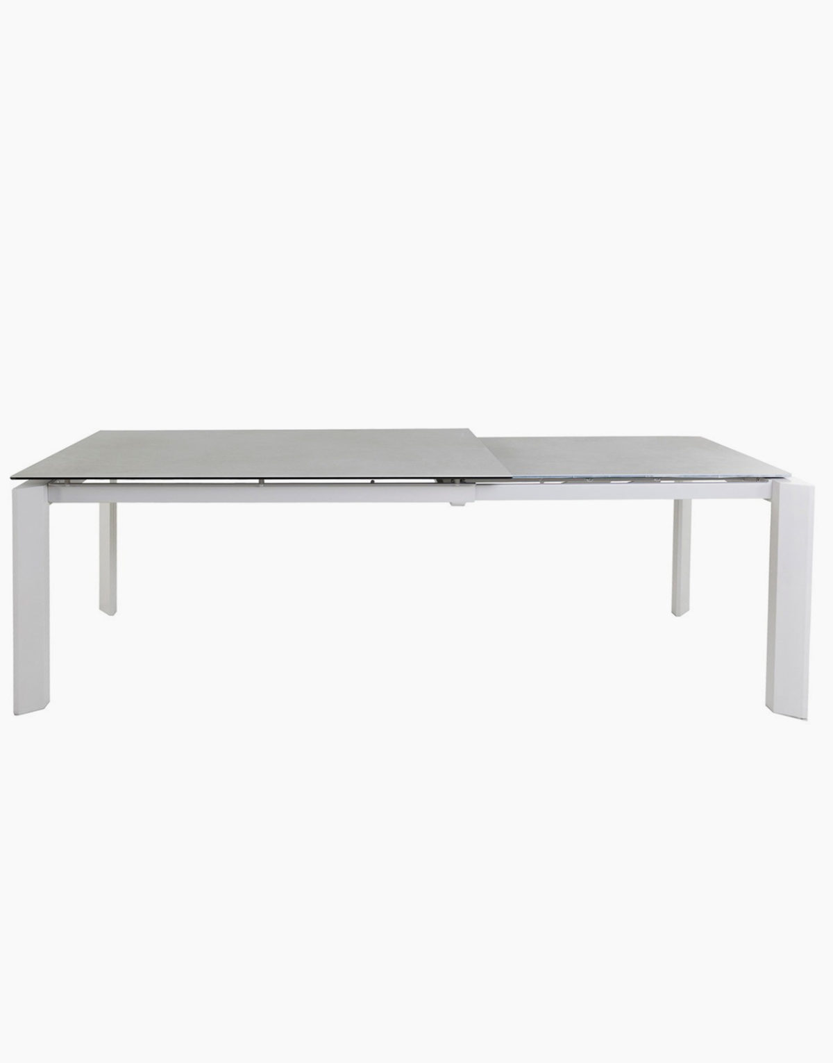 Table extensible Concrete en céramique 160 x 90 cm avec rallonge intégrée salle à manger table repas restaurant salon intérieur ou extérieur