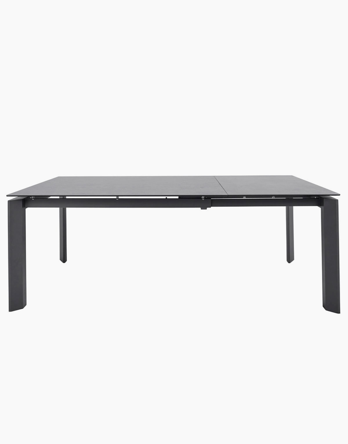 Table extensible Stone en céramique 160 x 90 cm avec rallonge intégrée salle à manger table repas restaurant salon intérieur ou extérieur