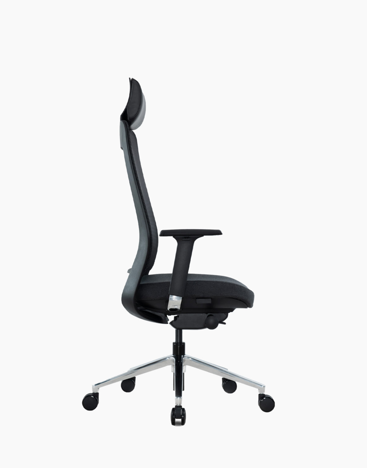 Chaise Fauteuil de bureau Fairfax noir 7392 bureautique open space Médiathèque Solution Design professionnel synchrone accoudoirs 4D filet