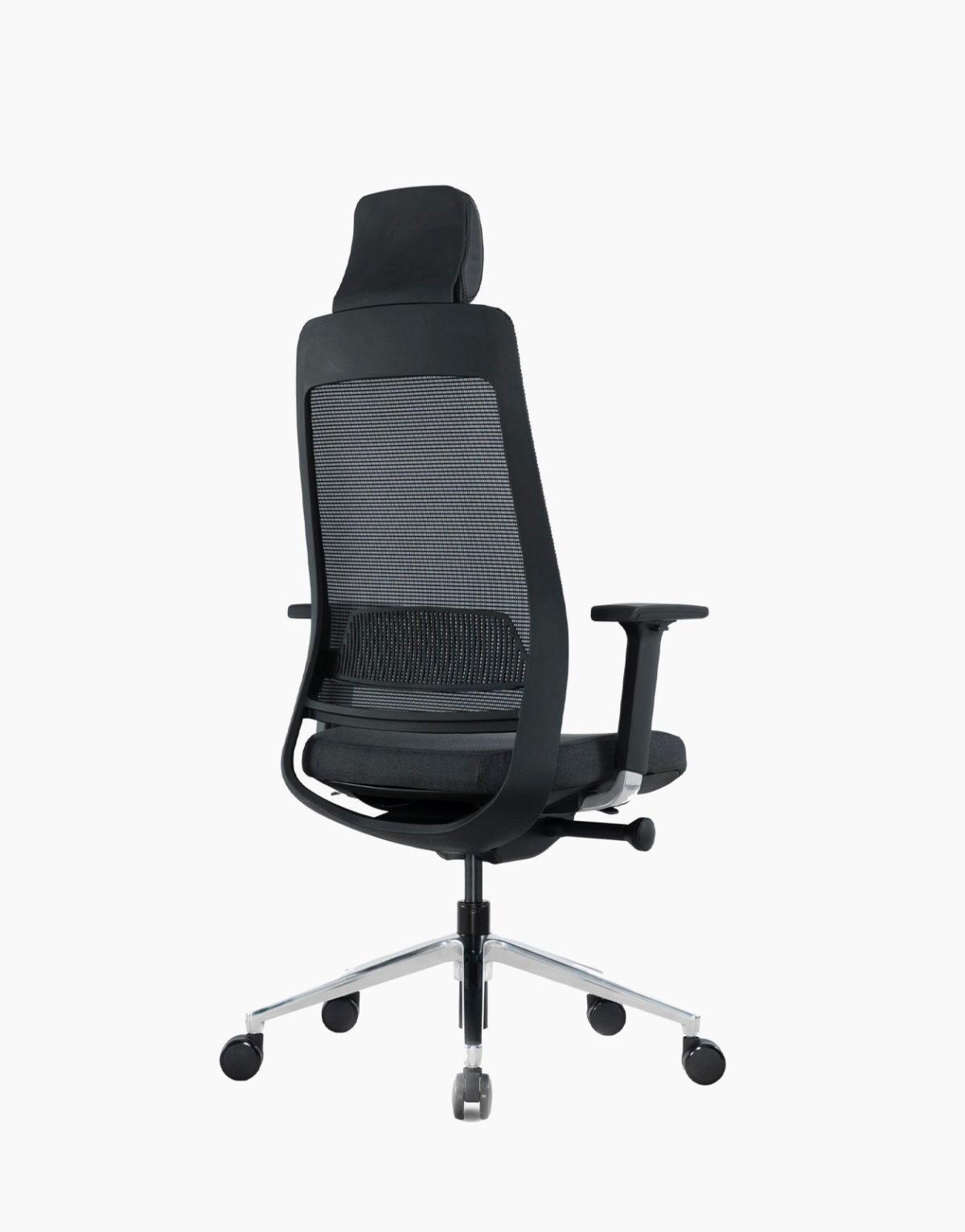 Chaise Fauteuil de bureau Fairfax noir 7392 bureautique open space Médiathèque Solution Design professionnel synchrone accoudoirs 4D filet