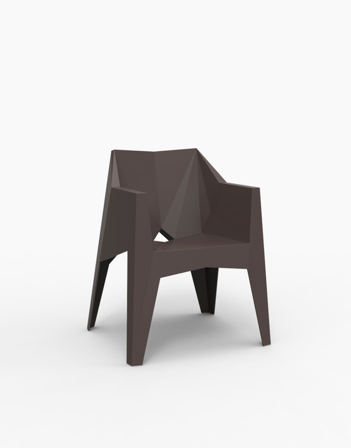 Lot de 4 fauteuil Voxel de Vondom conçu par le designer Karim Rashid. Solution Design mobilier design intérieur extérieur pour professionnel