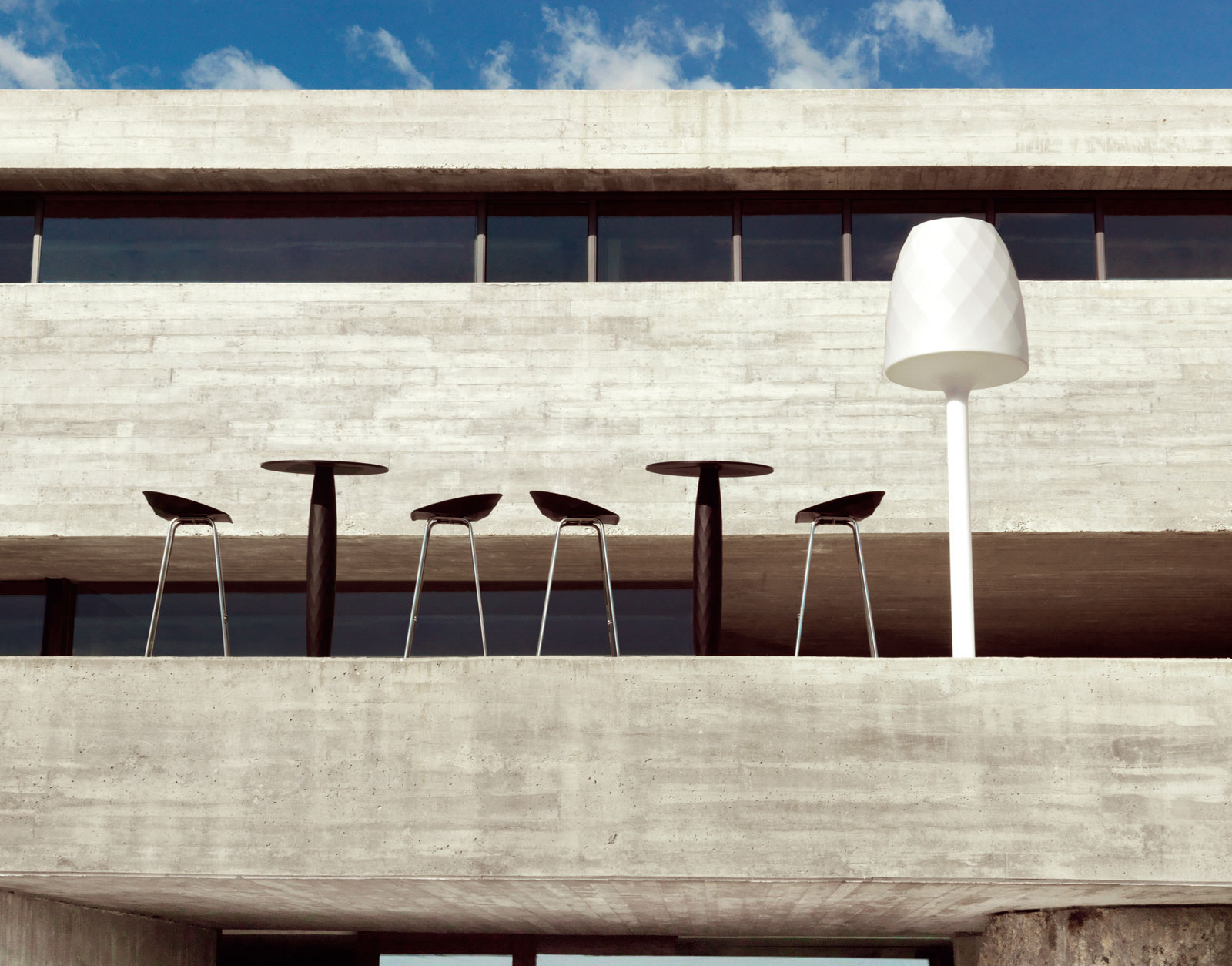 Lampe sur pied Vases ø 38 x 70 cm - LED blanche - intérieur et extérieur - Marque Vondom – Image 6