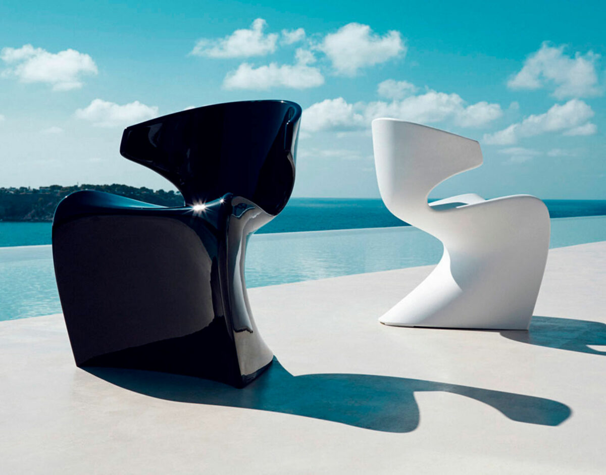Chaise Wing 53034 Assise moderne intérieur et extérieur Vondom La collection Wing de A-cero Designer Solution Design Toulouse
