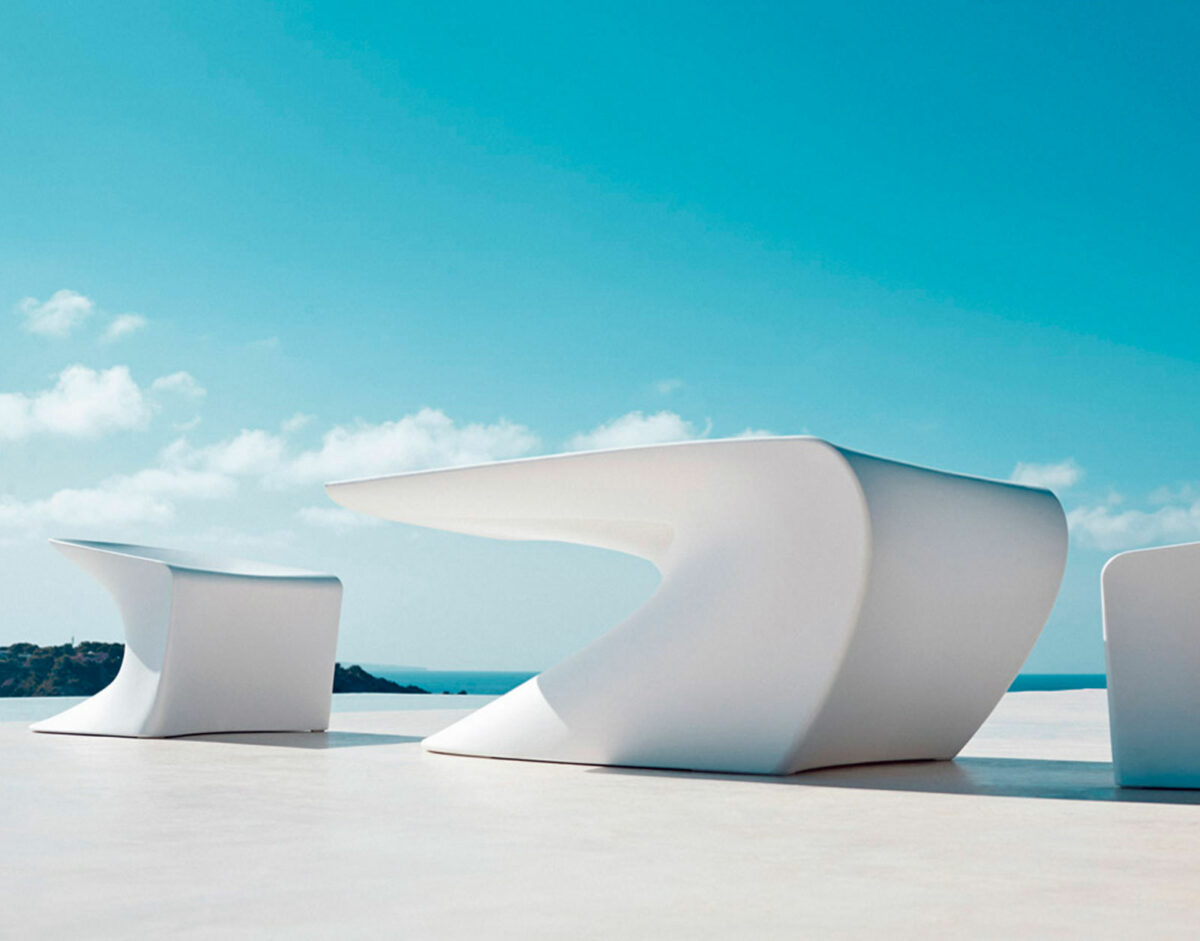 Acheter Tabouret bas pouf Wing 53036 moderne intérieur et extérieur Vondom collection de A-cero Designer Solution Design Toulouse