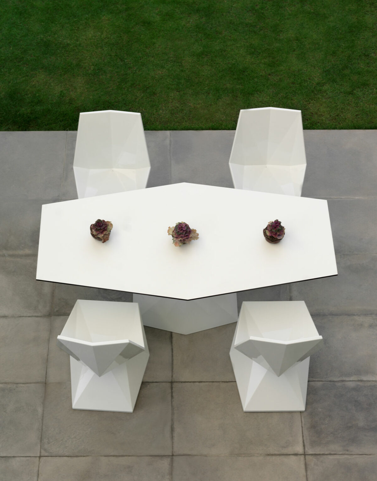 Acheter Grande Table de repas Vertex intérieur et extérieur Marque Vondom Solution design Toulouse Designé par Karim Rashid 51008