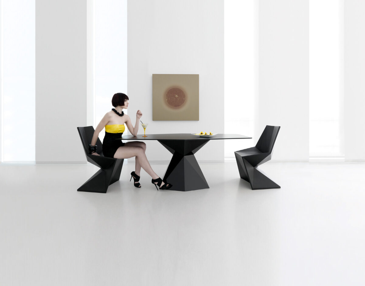 Table Vertex 180 x 94 x 72 cm - intérieur et extérieur - Marque Vondom – Image 5