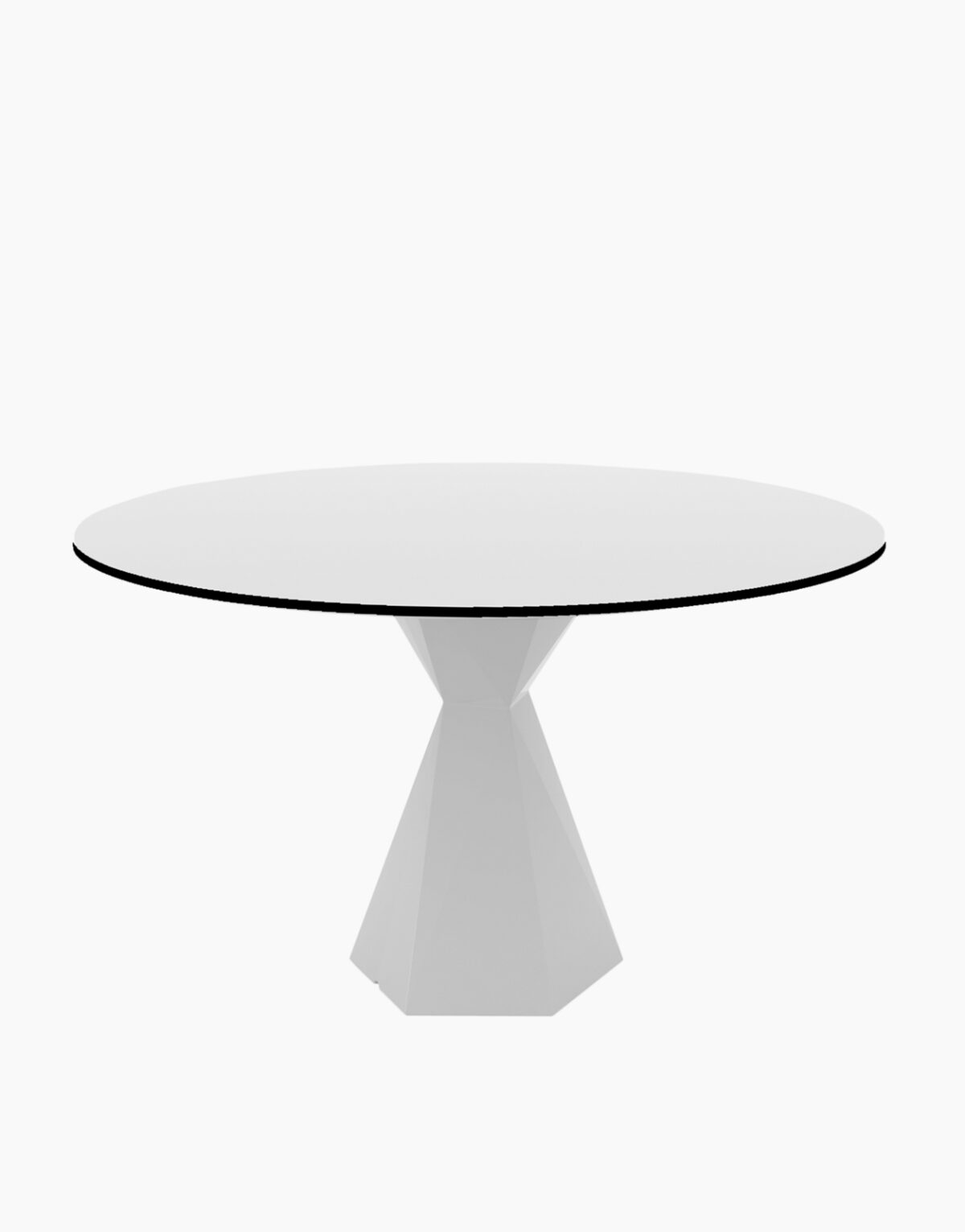 Acheter Grande Table de repas ronde Vertex intérieur et extérieur Marque Vondom Solution design Toulouse Designé par Karim Rashid 51020
