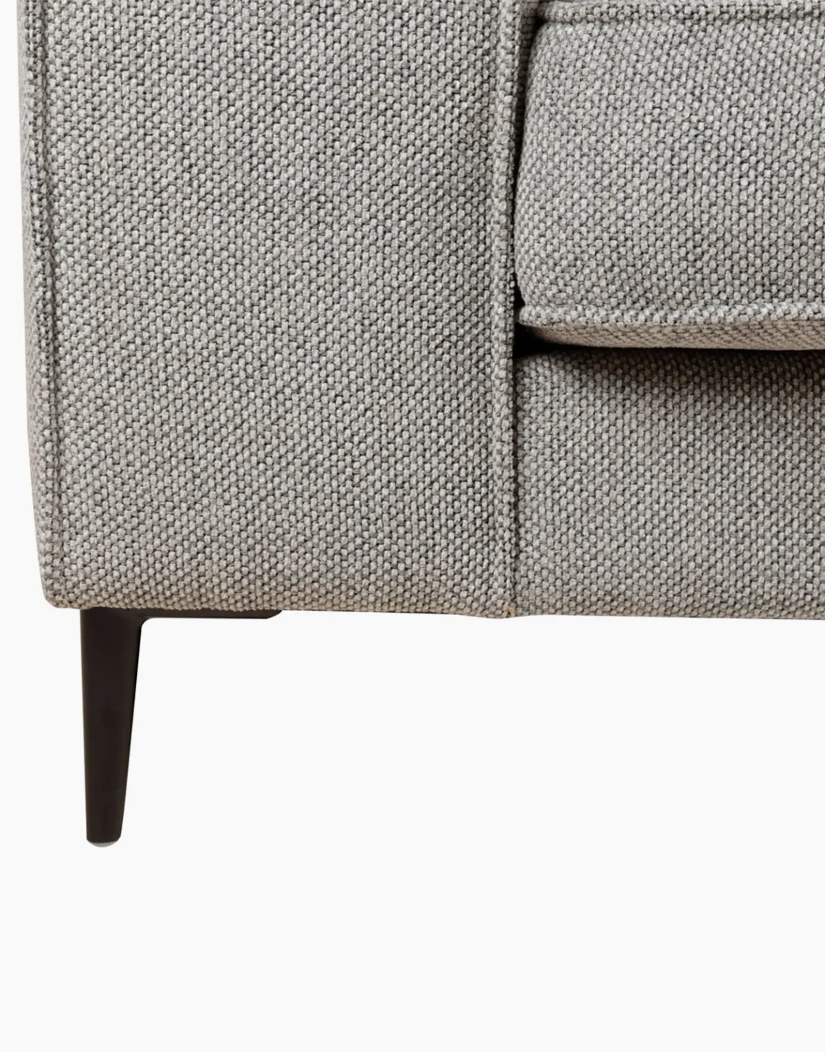 Canapé Brett en tissu gris clair – 3 places - Mobilier Luminaire Bureau soft3p091