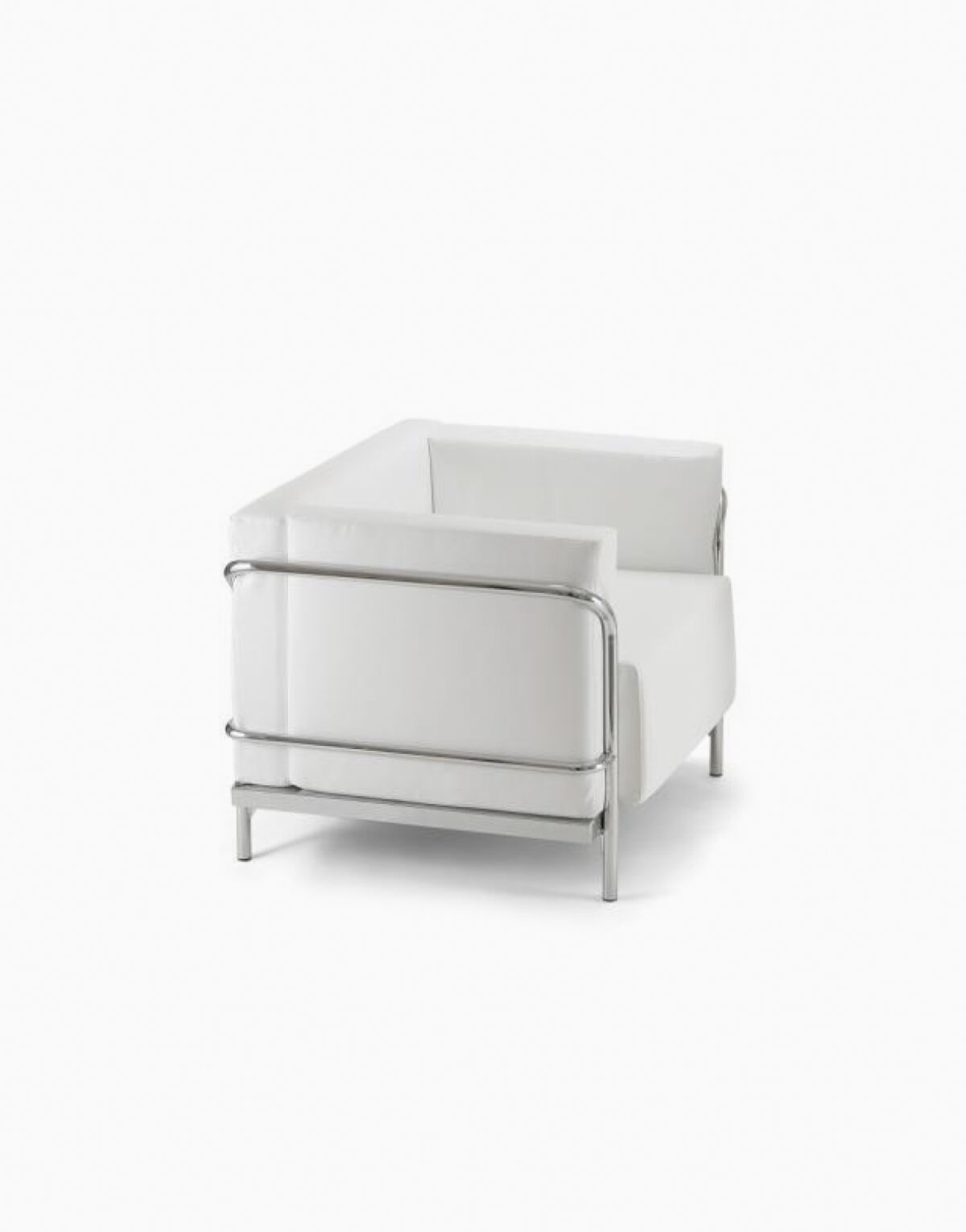 Acheter Fauteuil Soft 1p blanc d'accueil entrée salon agence en cuir noir de qualité Solution Design Toulouse Vente aux professionnels