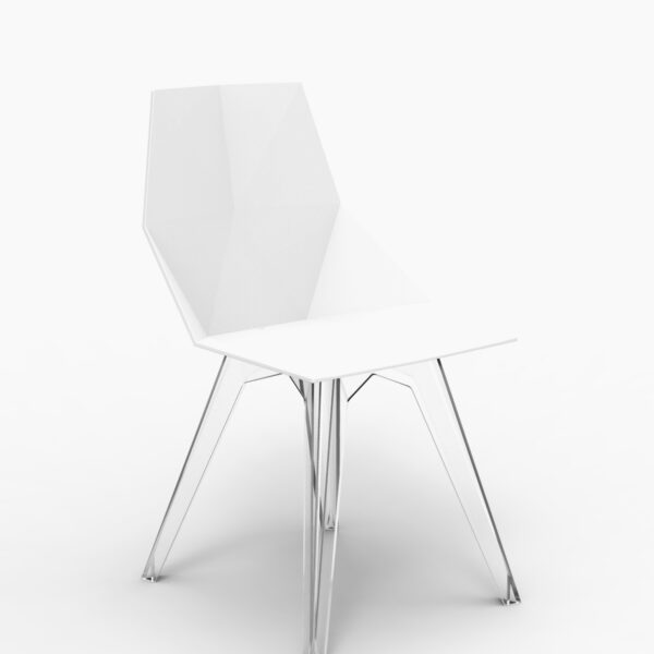 Acheter chaise pieds transparent Faz Vondom à Toulouse Solution Design mobilier professionnel terrasse hôtel restaurant cabinet agence