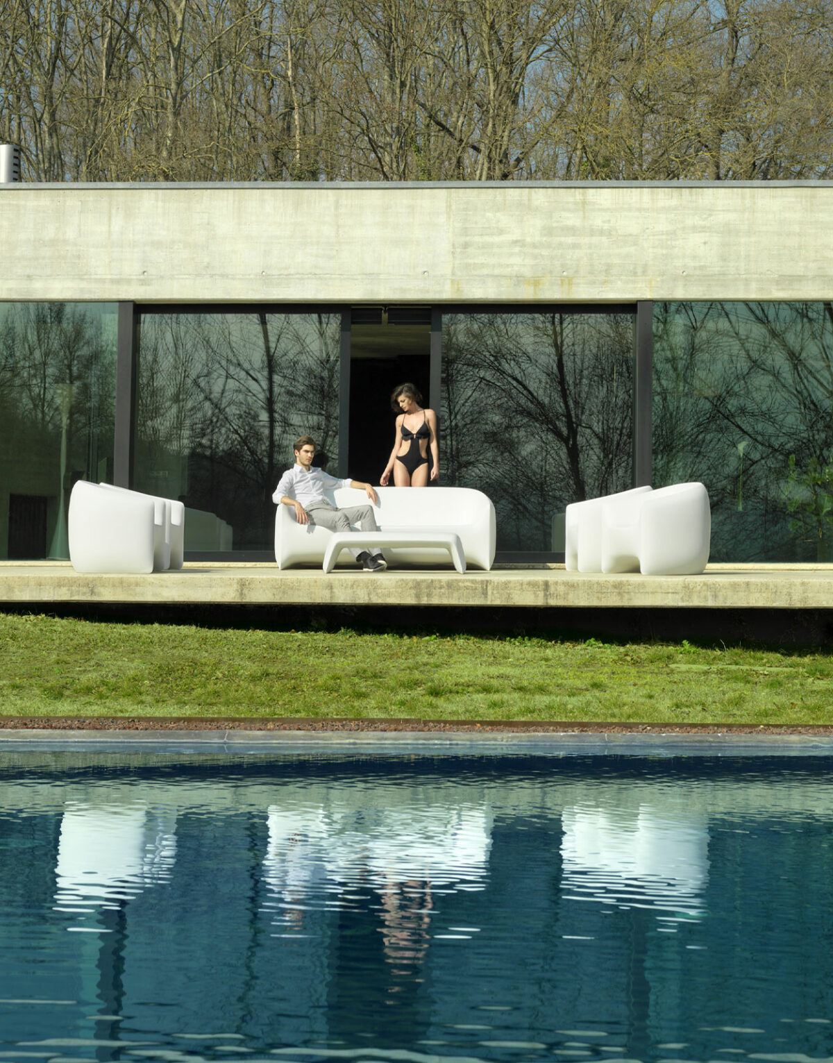 Acheter fauteuil Blow 55014 moderne intérieur et extérieur Vondom collection de Stefano Giovannoni Designer Solution Design Toulouse