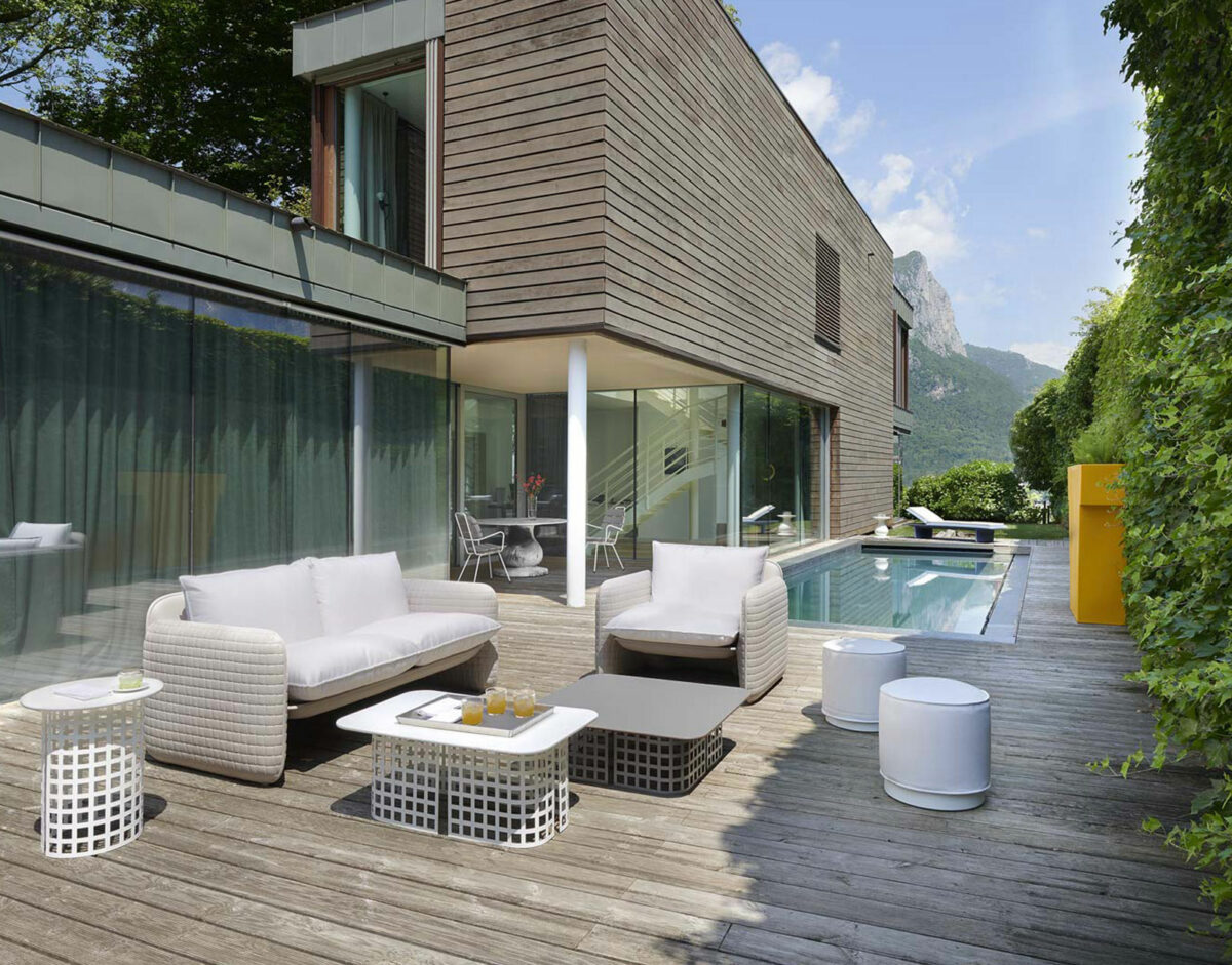 Acheter Fauteuil cuir Mara à Toulouse Marque Slide Design Solution pour professionnel domaine hôtel airbnb retaurant piscine terrasse livraison en france