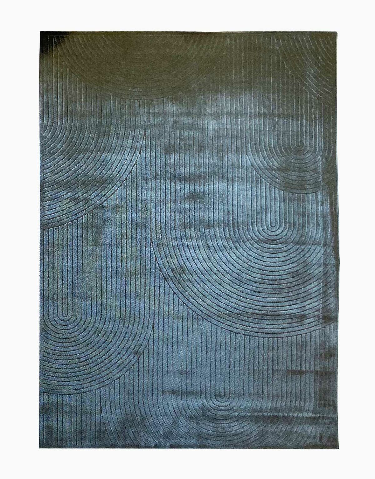 Acheter tapis intérieur Volutes bleu canard de Idaho à Toulouse commander Salon design pour intérieur vente mobilier décoration aux professionnels en France