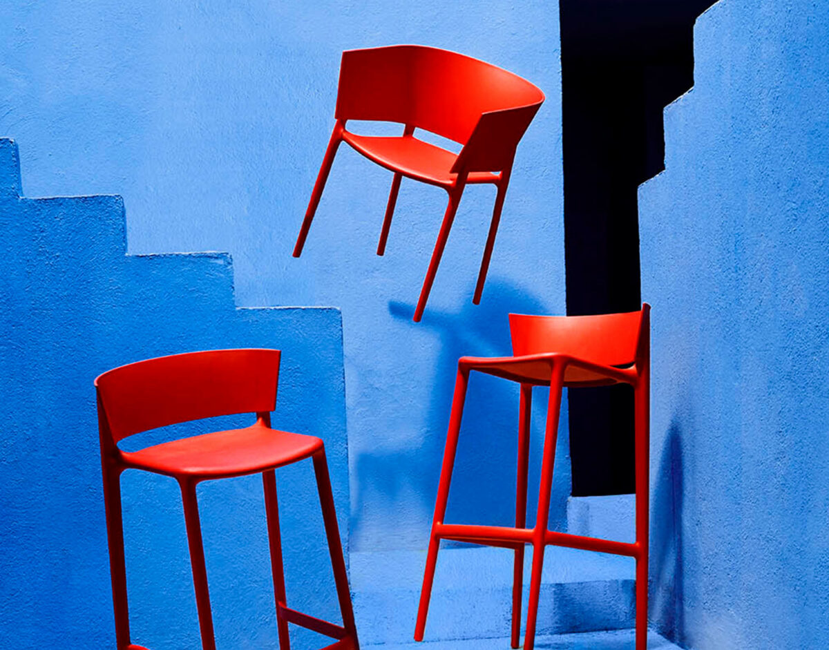 Acheter chaise haute tabouret de bar Africa stool de Vondom à Toulouse professionnel hôtellerie restaurant terrasse mobilier de jardin extérieur piscine