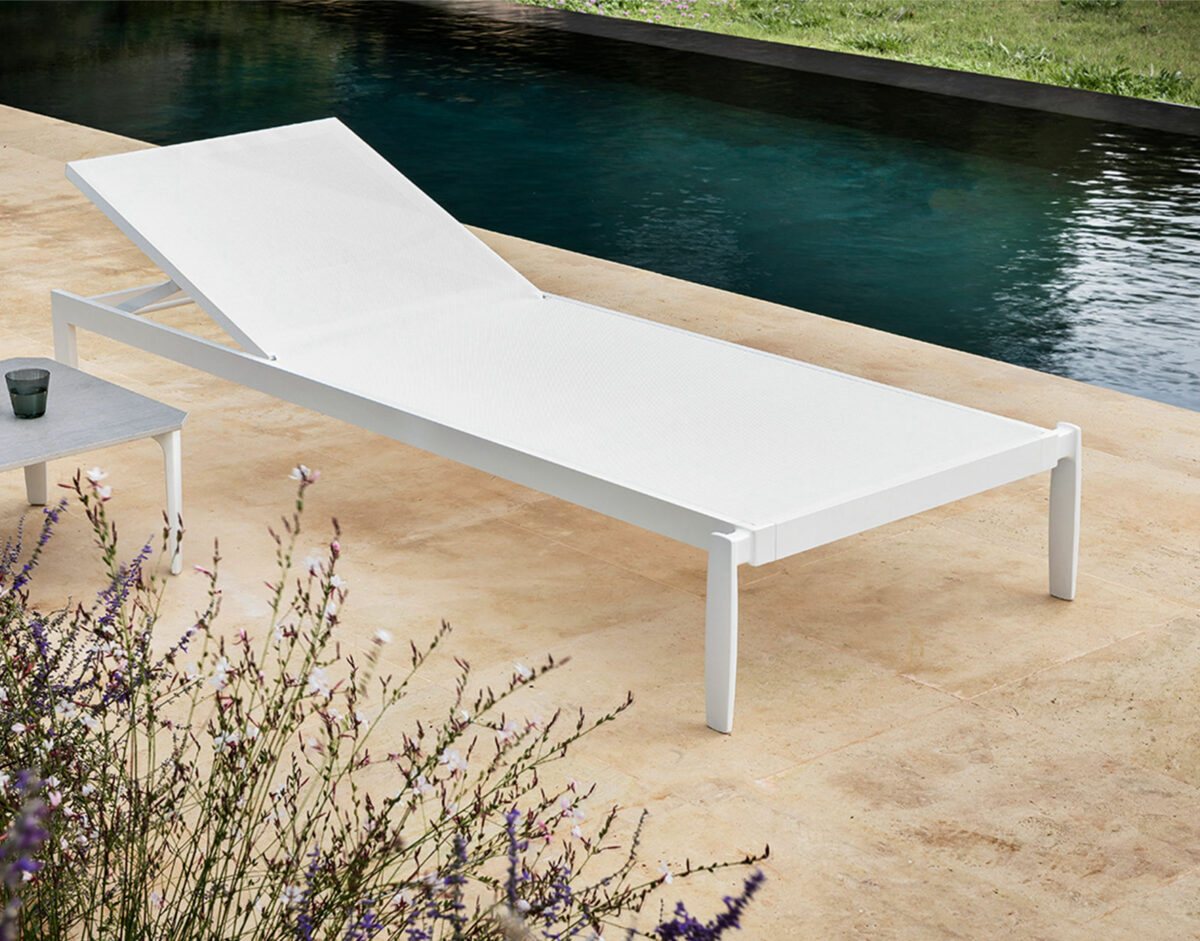 Push Sunbed - Bain de soleil / Transat blanc - Marque MyYour – Image 3