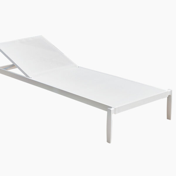 Push Sunbed - Bain de soleil / Transat blanc - Marque MyYour