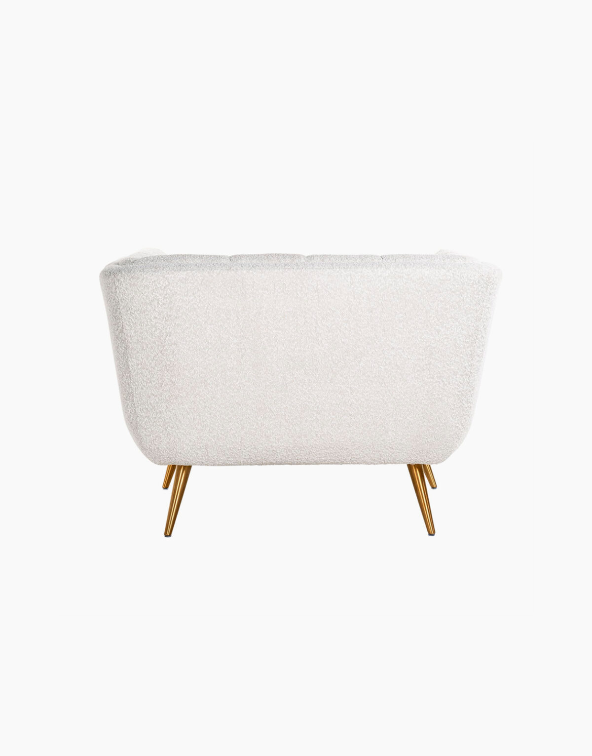 Acheter un fauteuil en tissu bouclé blanc Huxley S5125 de la marque Richmond à Toulouse Solution Design pour professionnel commerçant restaurant hôtel airbnb