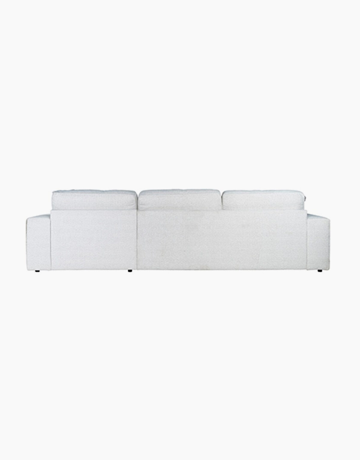 Acheter un canapé angle en tissu bouclé blanc méridienne de la marque Richmond à Toulouse Solution Design pour professionnel