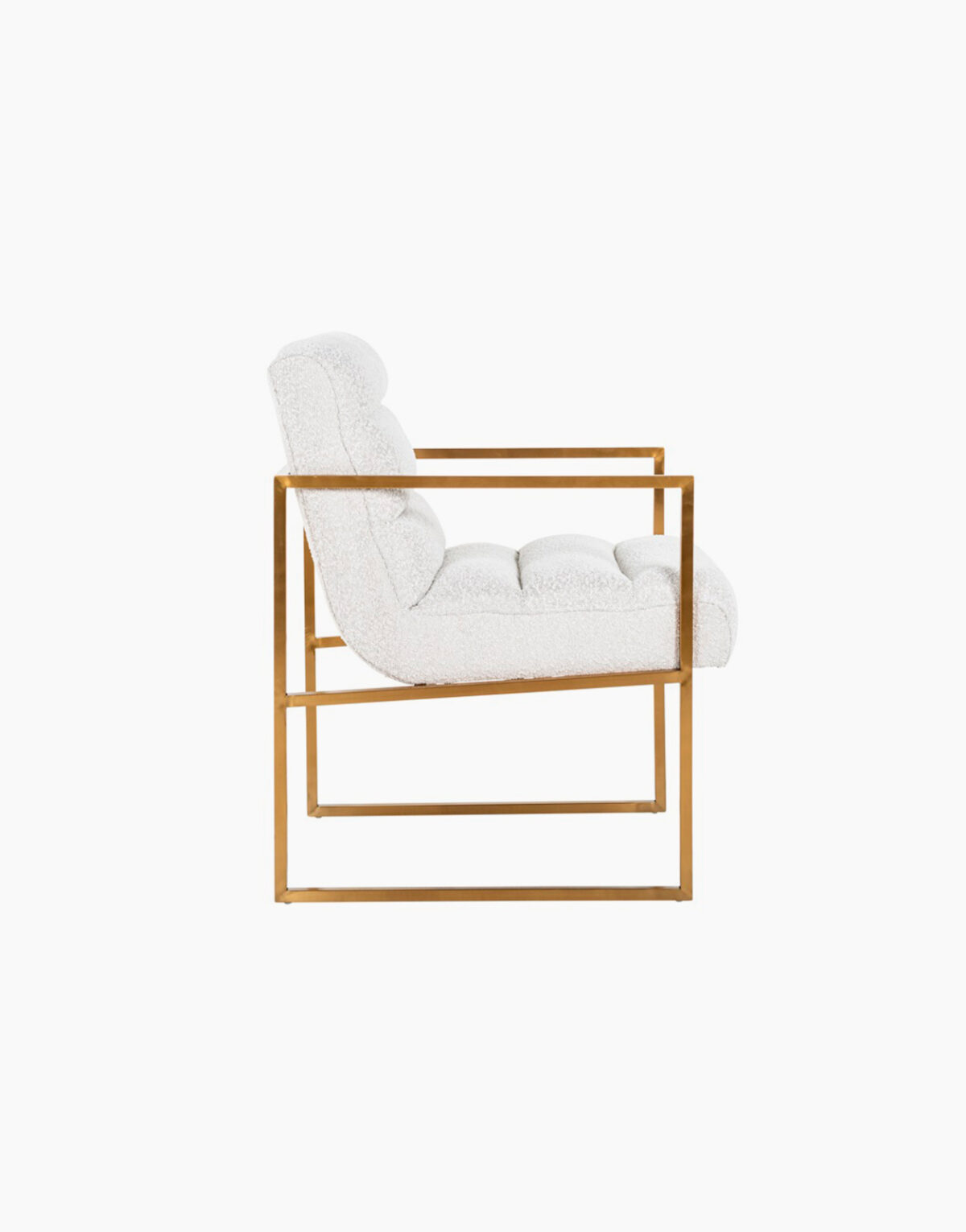 Acheter une chaise en tissu bouclé blanc Lizzy S4532 de la marque Richmond à Toulouse Solution Design pour professionnel commerçant restaurant hôtel