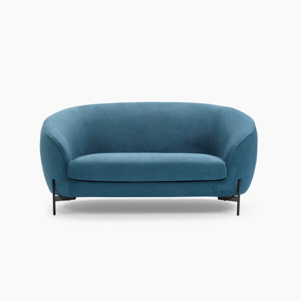 Acheter le canapé design Moon en bleu foncé 2 places sur le site de vente de mobilier luminaire et bureau près de Toulouse