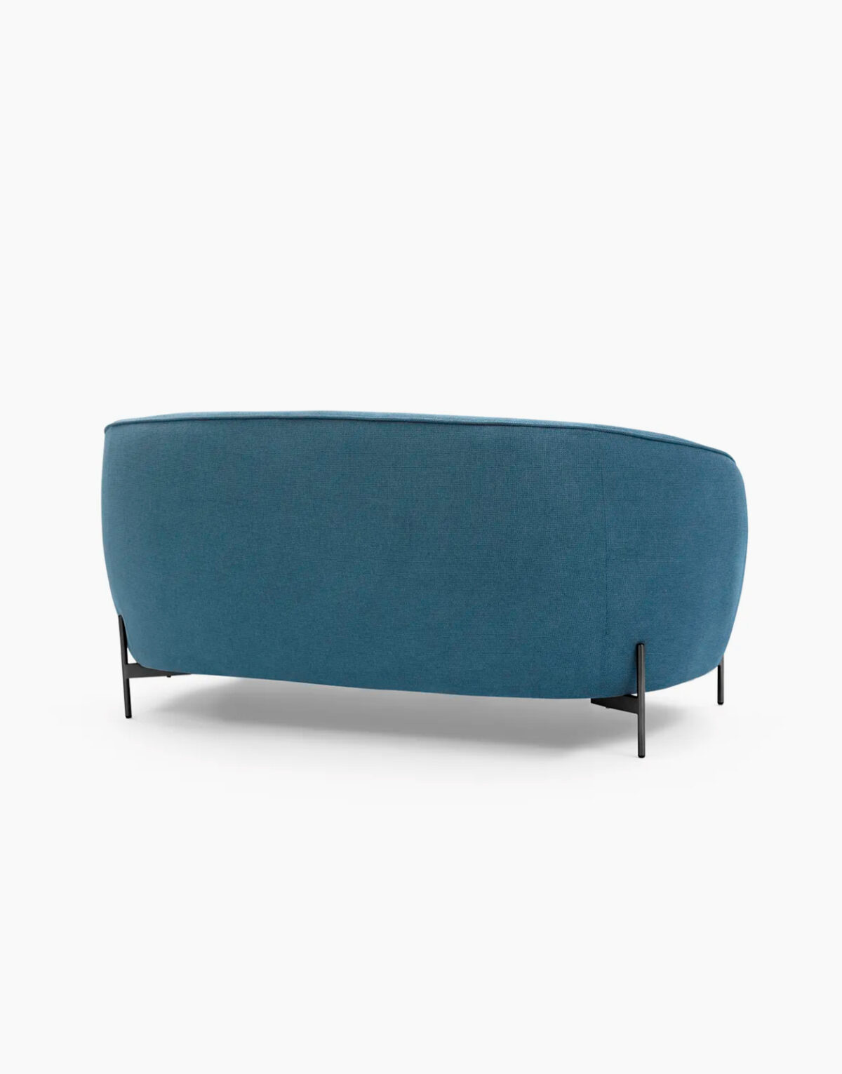 Canapé Moon en tissu bleu foncé – 2 places – Image 3