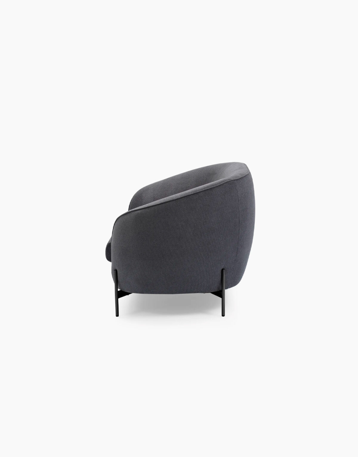Acheter le canapé Moon en tissu gris anthracite 2 places sur le site de vente de mobilier luminaire et bureau près de Toulouse
