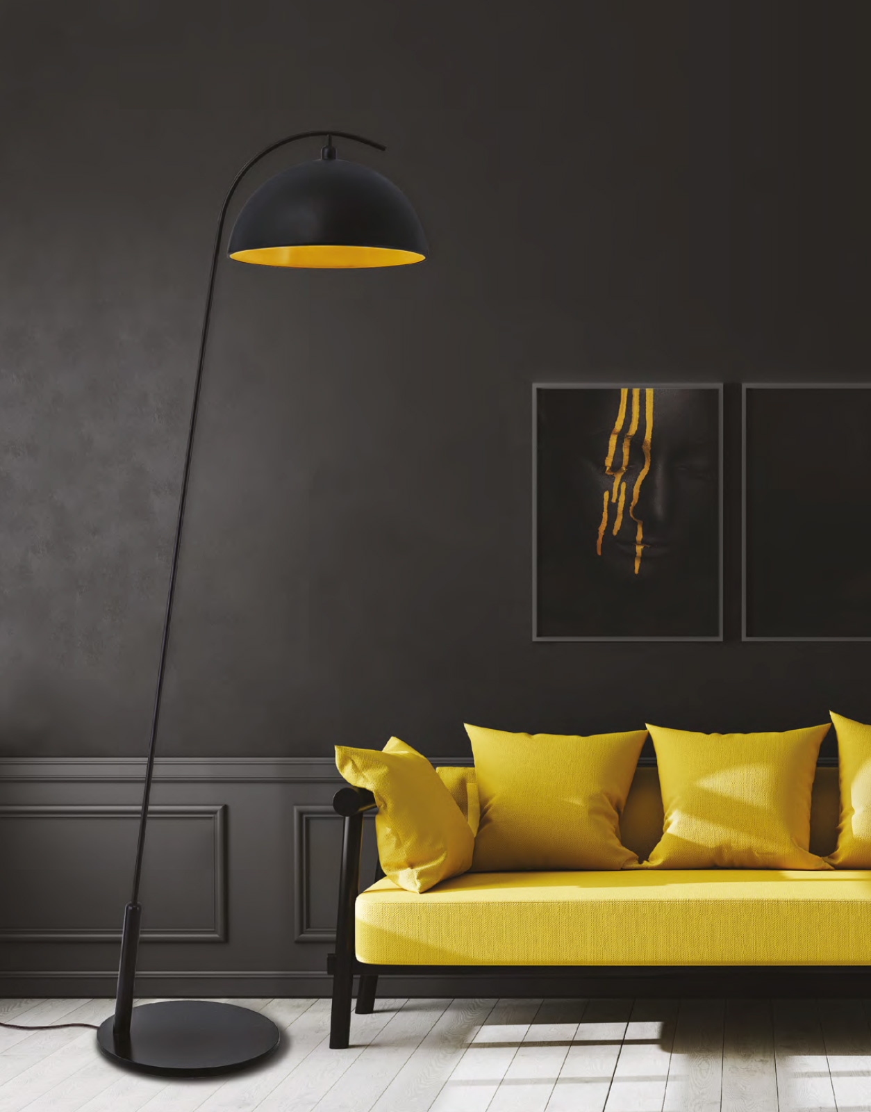 Lampadaire LMP Domia REF. LMP.M0752/K1M-YE6 de Flam & Luce