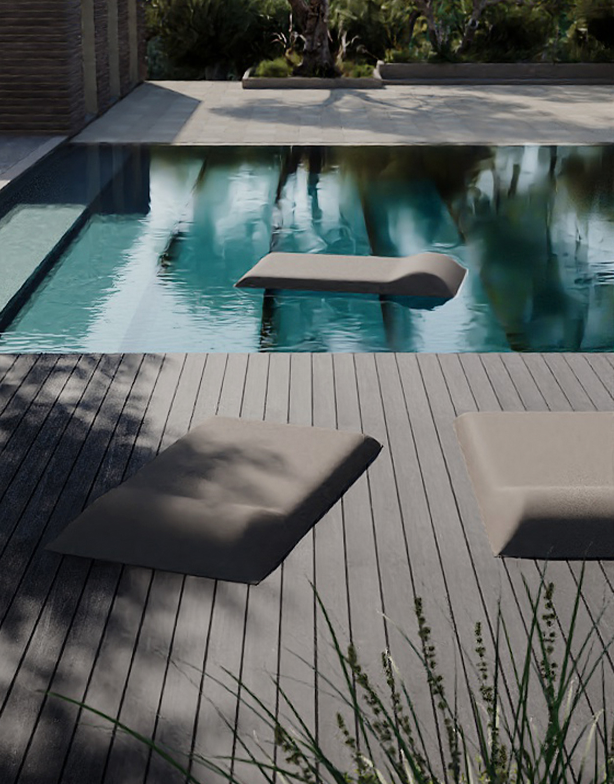 Acheter Louis, le nouveau matelas flottant très résistant pour piscine. Votre chaise longue flottante d'extérieur l'artisanat italien MyYour