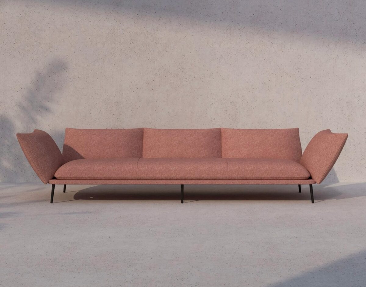 Canapé 2 places ou 3 places Piuma par Lanzavecchia Wai pour MyYour, confort et design minimaliste pour l'intérieur et l'extérieur. Particulier et professionnel