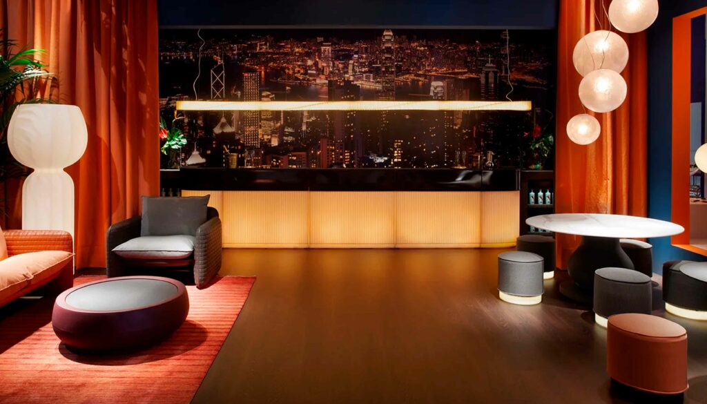 Mobilier de bar & restaurant design, alliant qualité et esthétique, créé par des designers de renom et provenant de grandes marques.